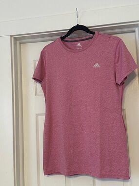 adidas Heather Pink Climacool Tee